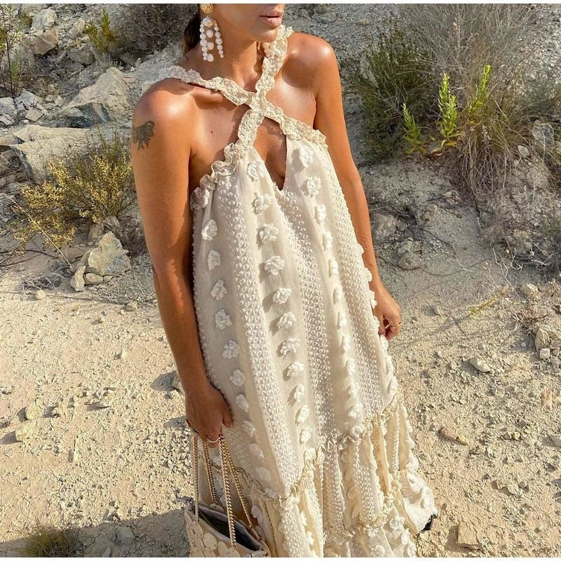 SELENA -שמלת חוף מלמלות